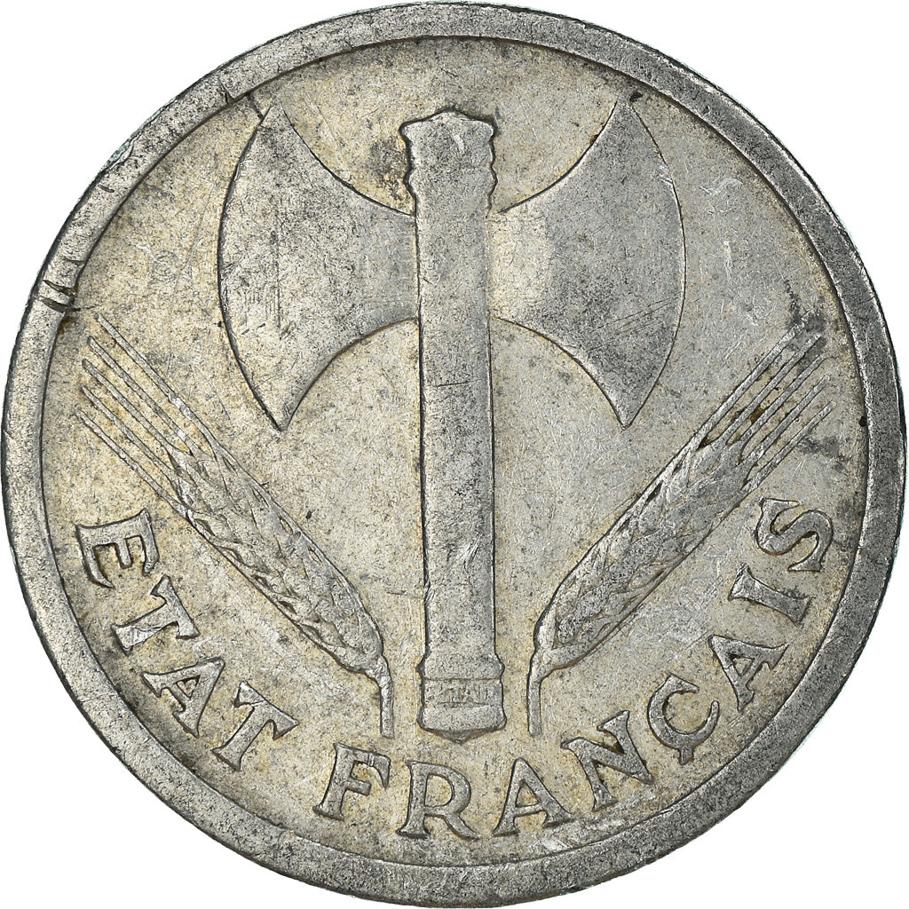 Munten, Frankrijk, 2 Francs, 1944