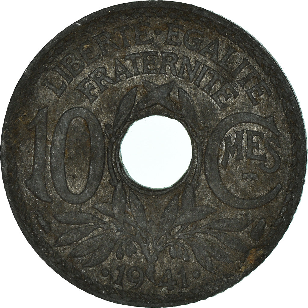 Moneta, Francia, 10 Centimes, 1941