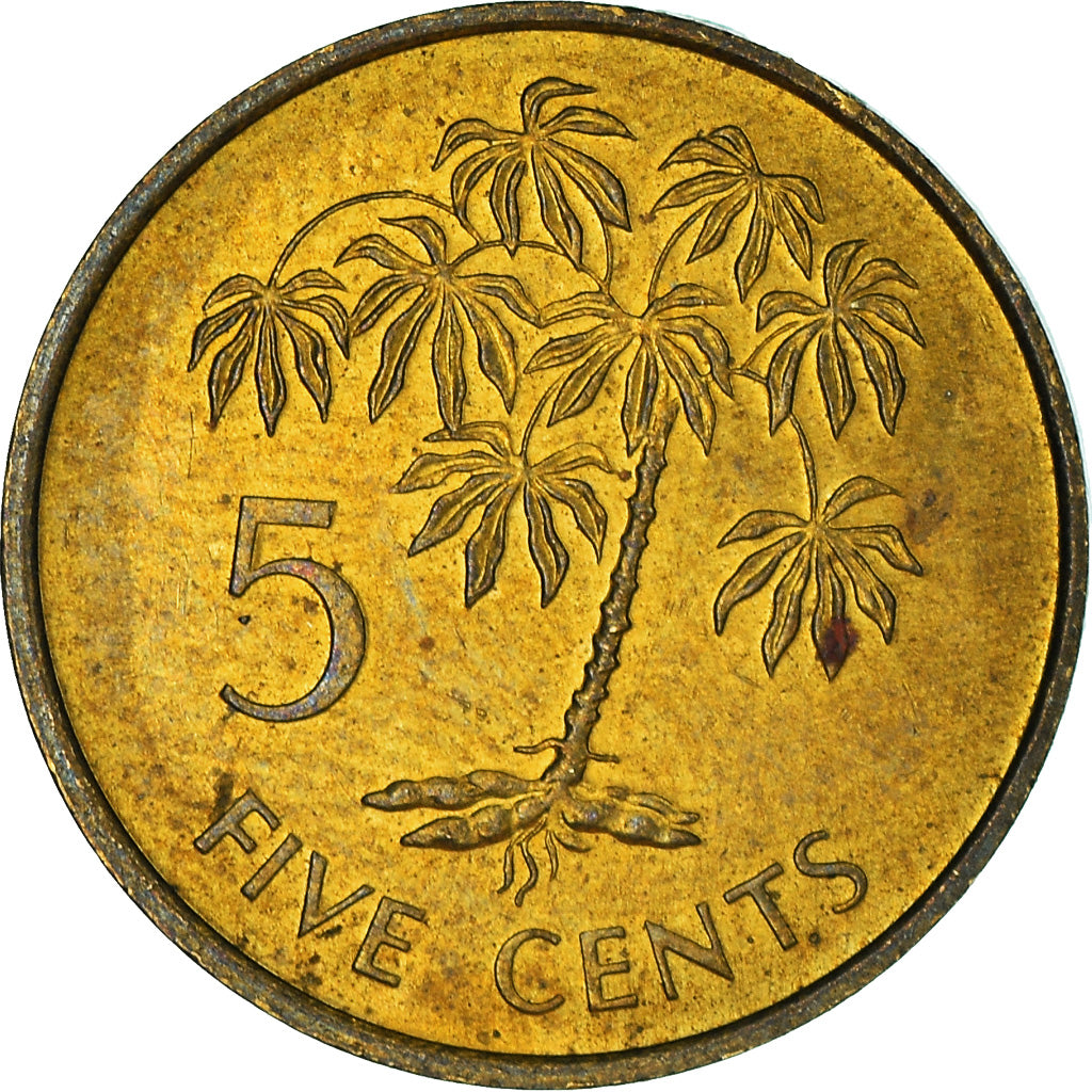 Münze, Seychelles, 5 Cents, 1982