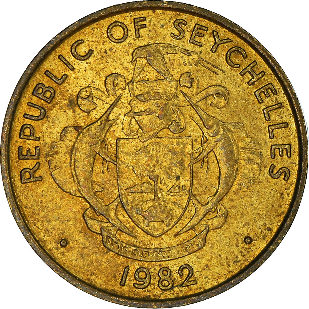 Coin, Seychelles, 5 Cents, 1982
