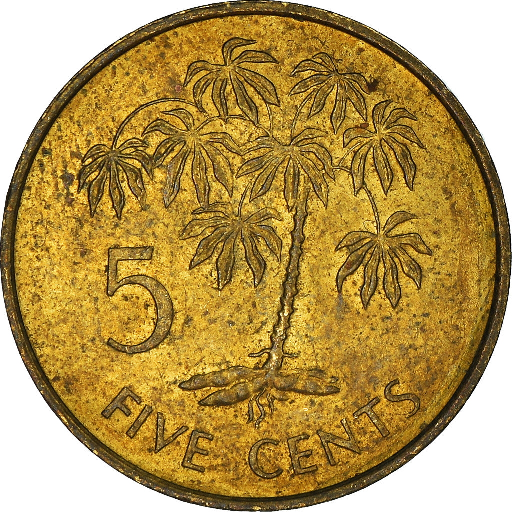 Coin, Seychelles, 5 Cents, 1982