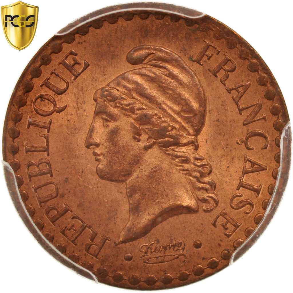 Frankreich, 1 Centime, Dupré, 1849, Paris, Bronze, PCGS, MS64RB, Gadoury:84