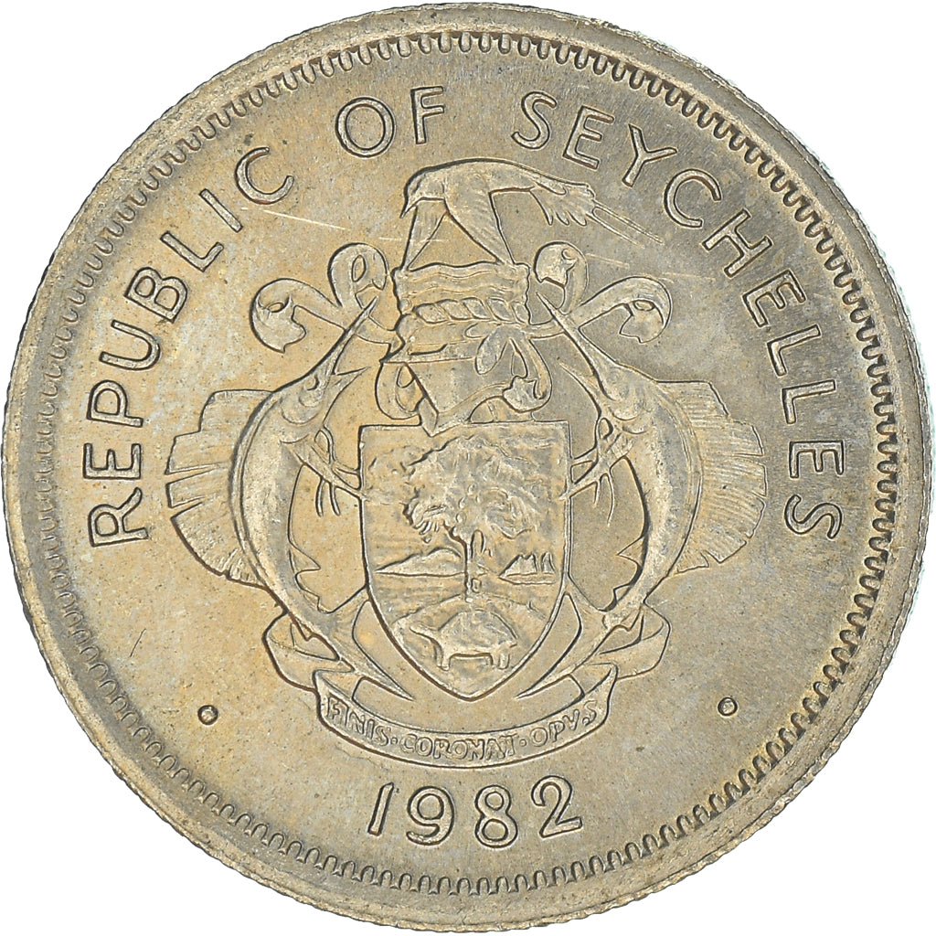 Moneda, Seychelles, 25 Cents, 1982