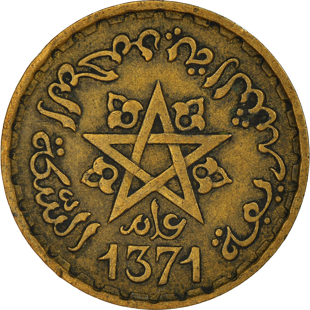 Coin, Morocco, 10 Francs, 1371