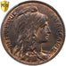 France, 10 Centimes, Daniel-Dupuis, 1898, Paris, Bronze, PCGS, MS63RB
