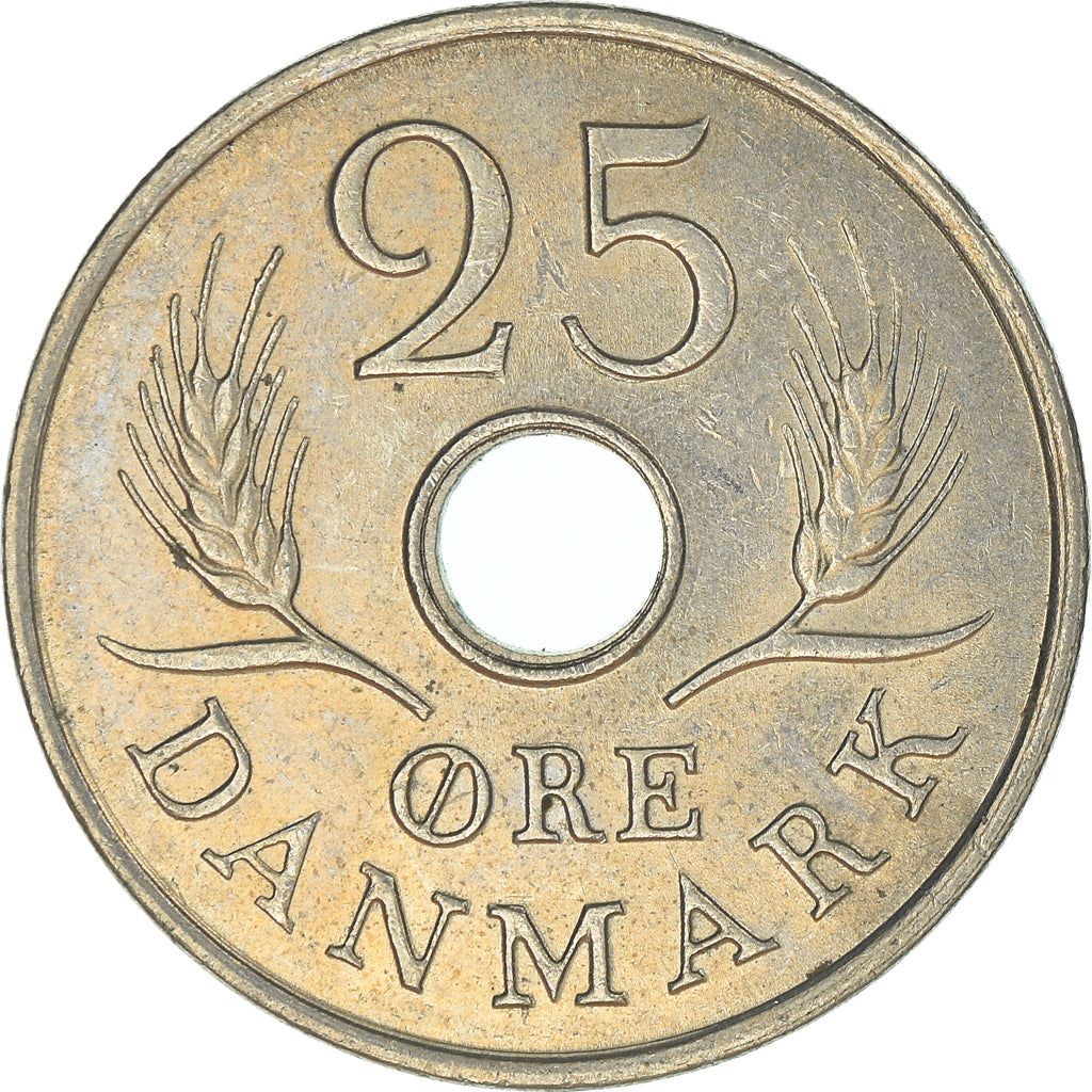 Münze, Dänemark, 25 Öre, 1970