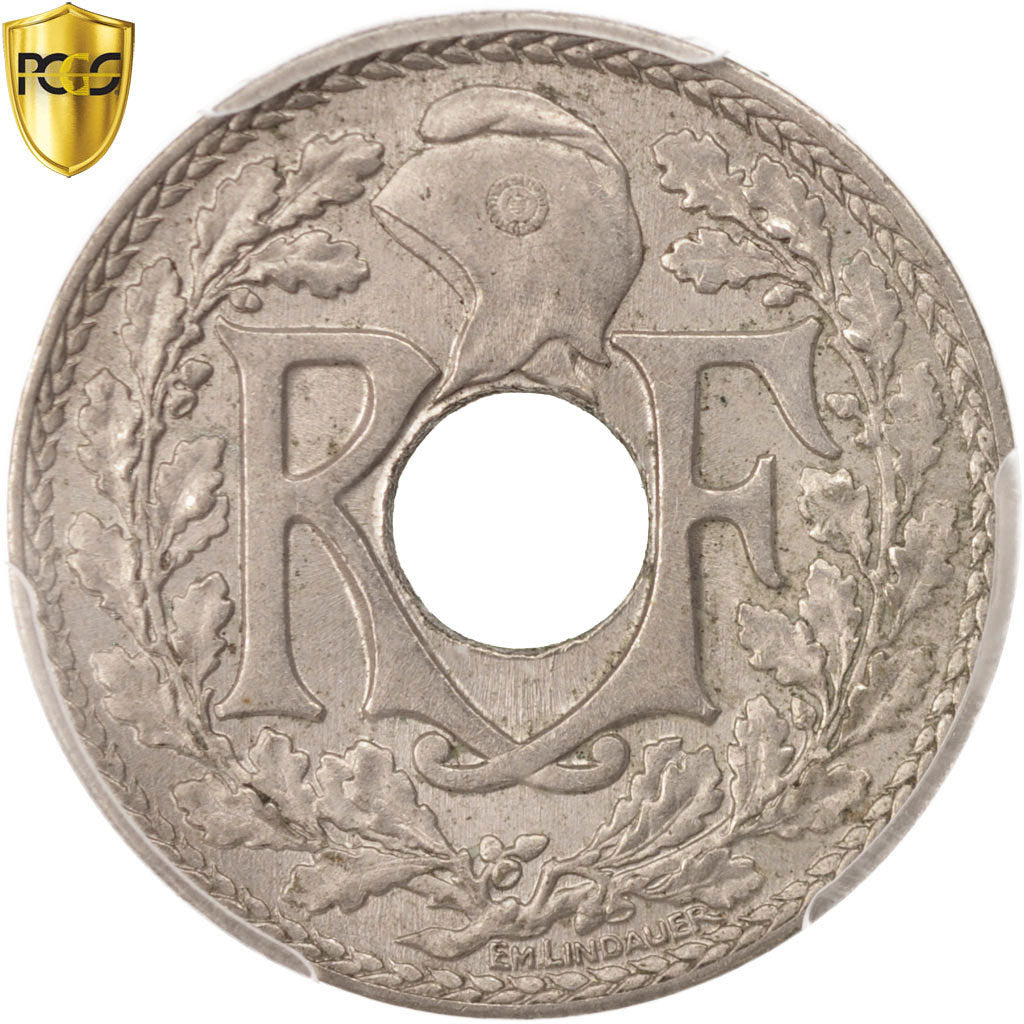 Coin, France, Lindauer, 10 Centimes, 1917, Paris, PCGS, MS64, MS(64)