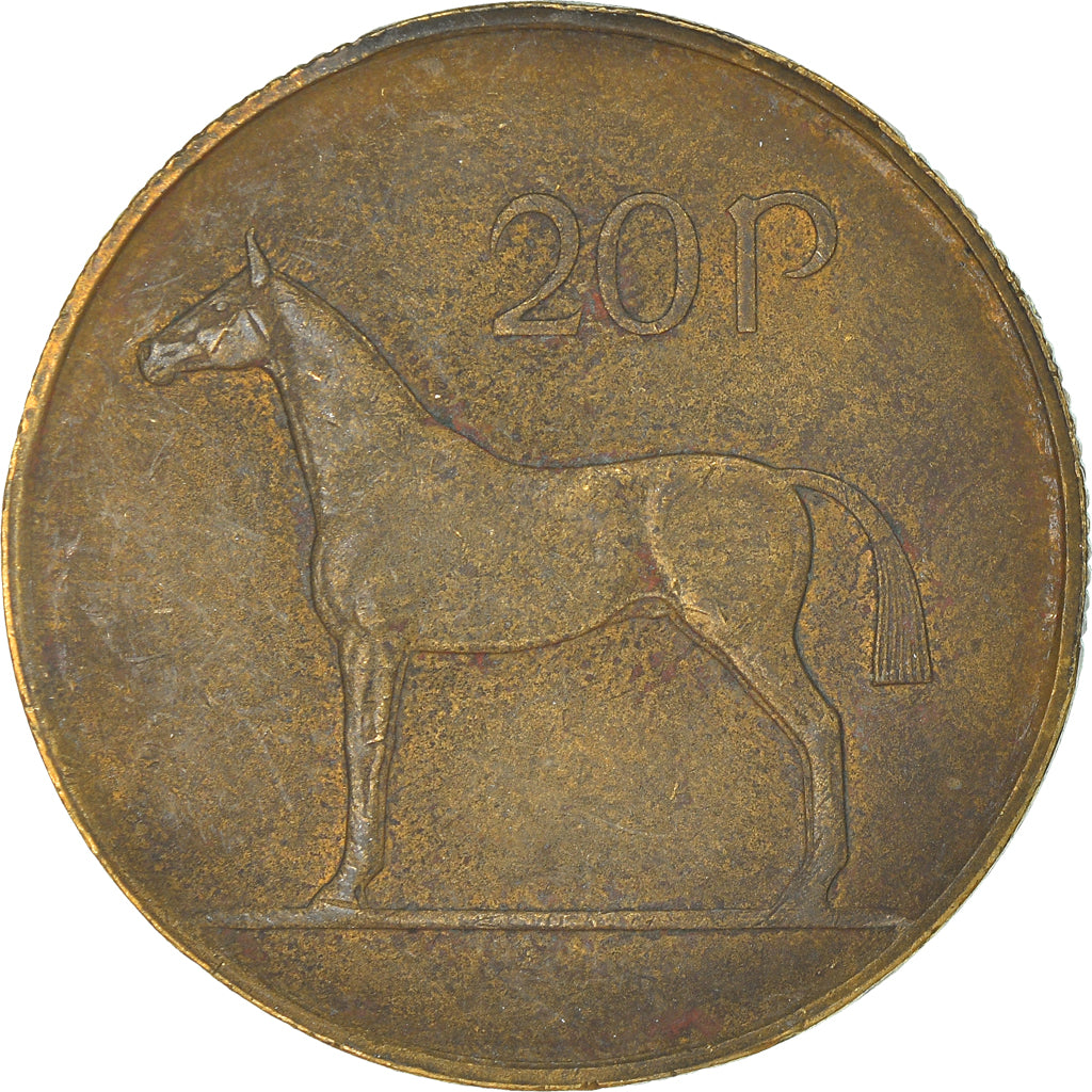 Coin, IRELAND REPUBLIC, 20 Pence, 1986