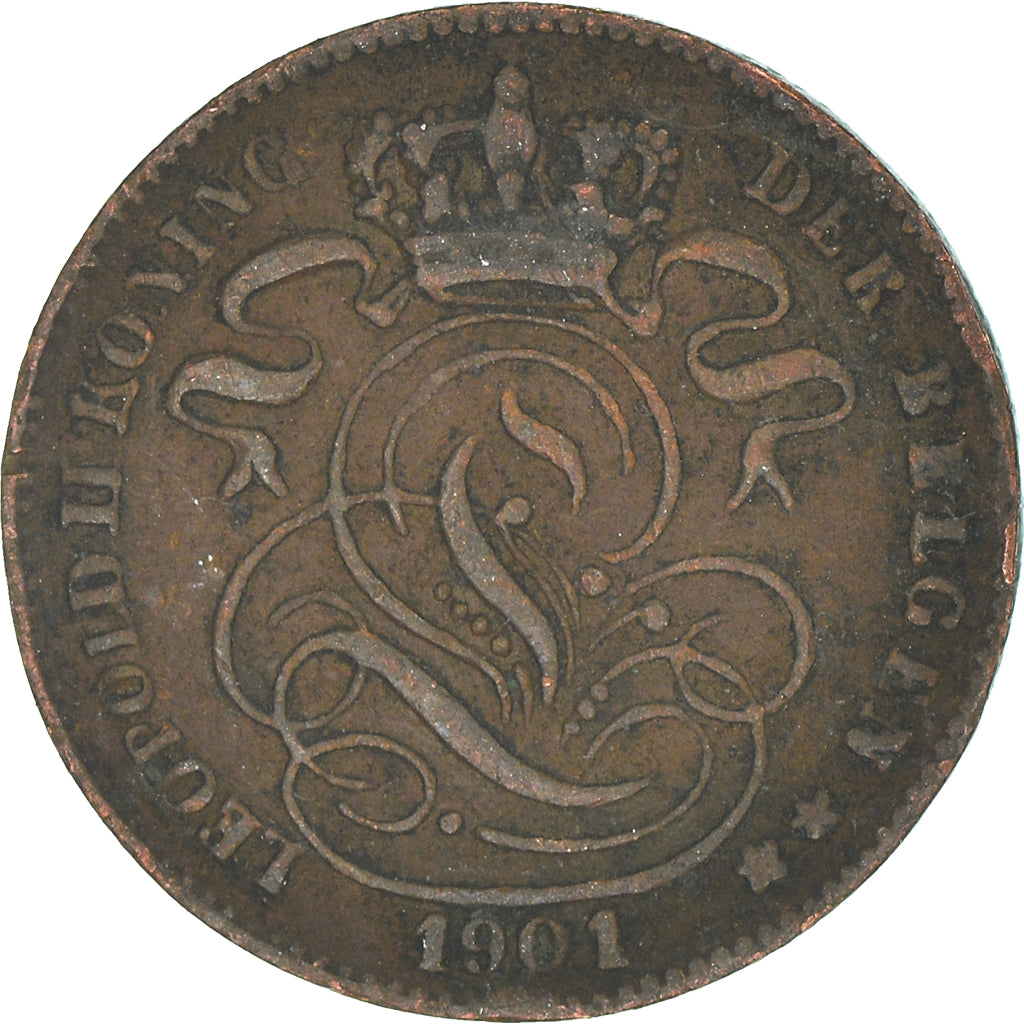 Moneta, Belgia, Centime, 1901