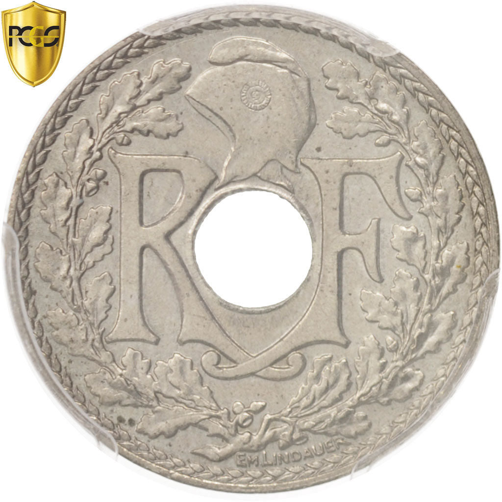 Munten, Frankrijk, Lindauer, 10 Centimes, 1939, Paris, PCGS, MS65, FDC