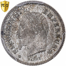 Frankrijk, Napoleon III, 20 Centimes, 1867, Strasbourg, Grand Module, Zilver