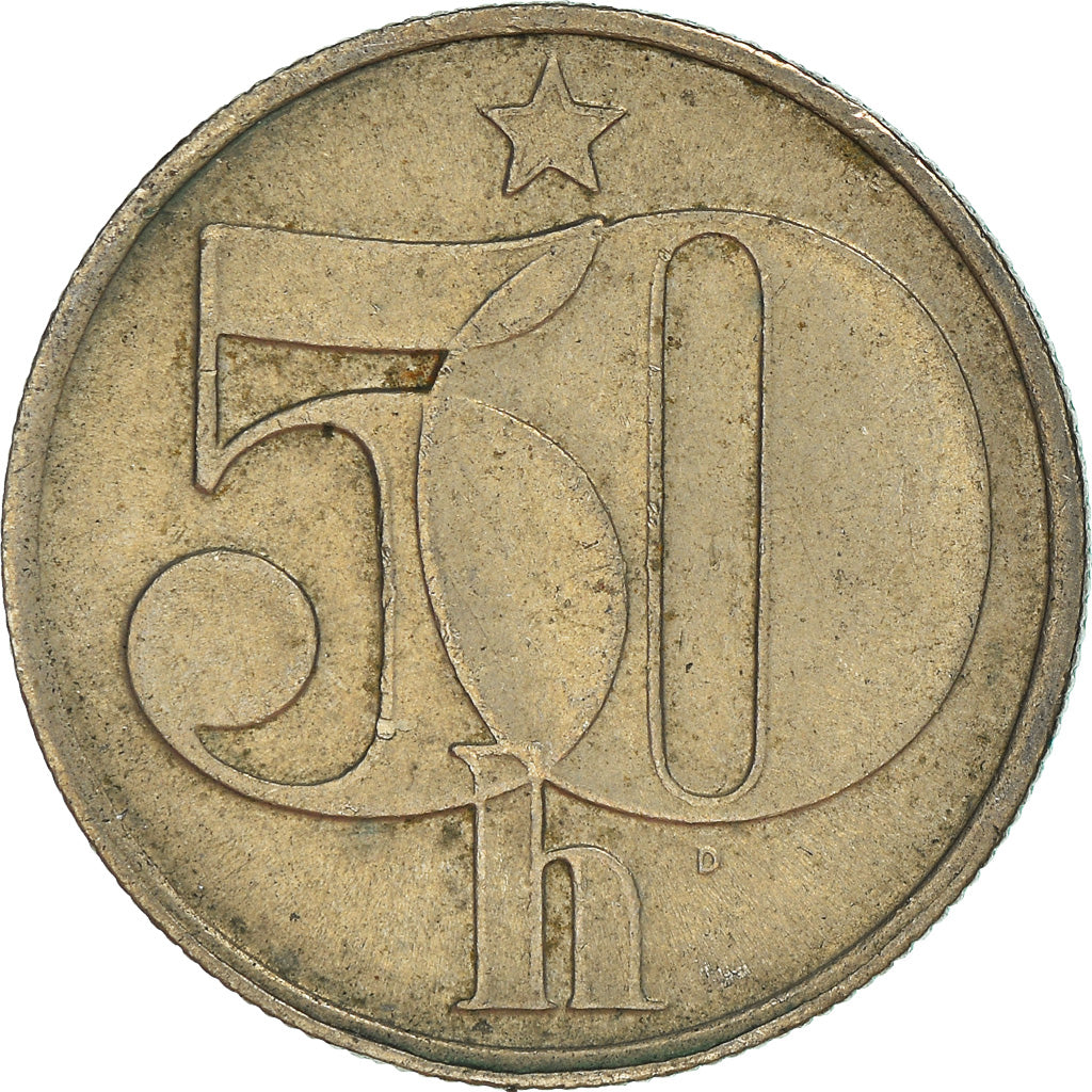 Munten, Tsjecho-Slowakije, 50 Haleru, 1978