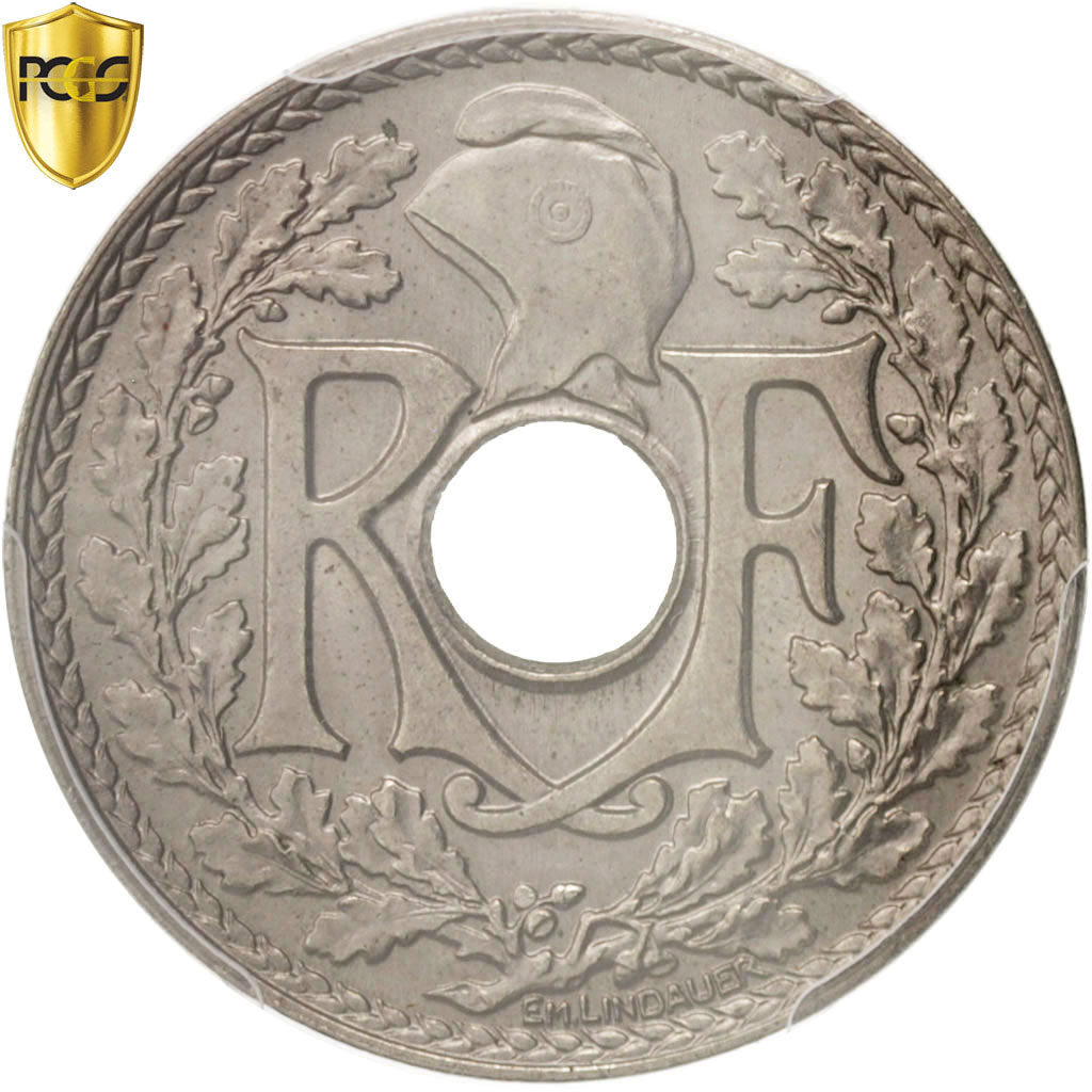 Coin, France, Lindauer, 25 Centimes, 1932, Paris, PCGS, MS64, MS(64)