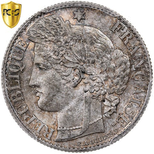 France, 50 Centimes, Cérès, 1895, Paris, Silver, PCGS, MS63, Gadoury:419a