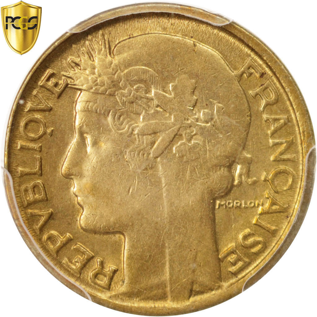 Coin, France, Morlon, 50 Centimes, 1939, Beaumont le Roger, PCGS, AU58