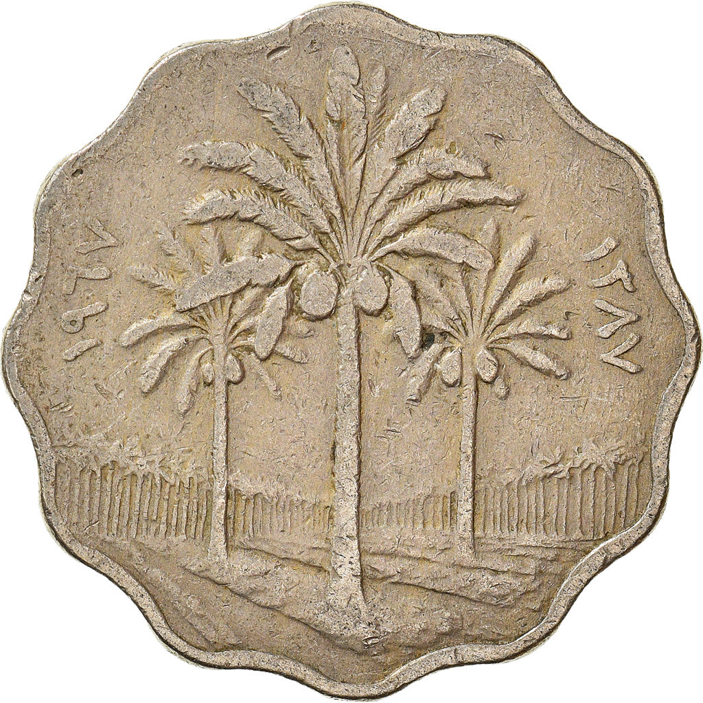 Coin, Iraq, 10 Fils, 1967