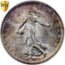 France, 1 Franc, Semeuse, 1909, Paris, Silver, PCGS, MS62, Gadoury:467, KM:844.1