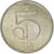 Coin, Czechoslovakia, 5 Haleru, 1988