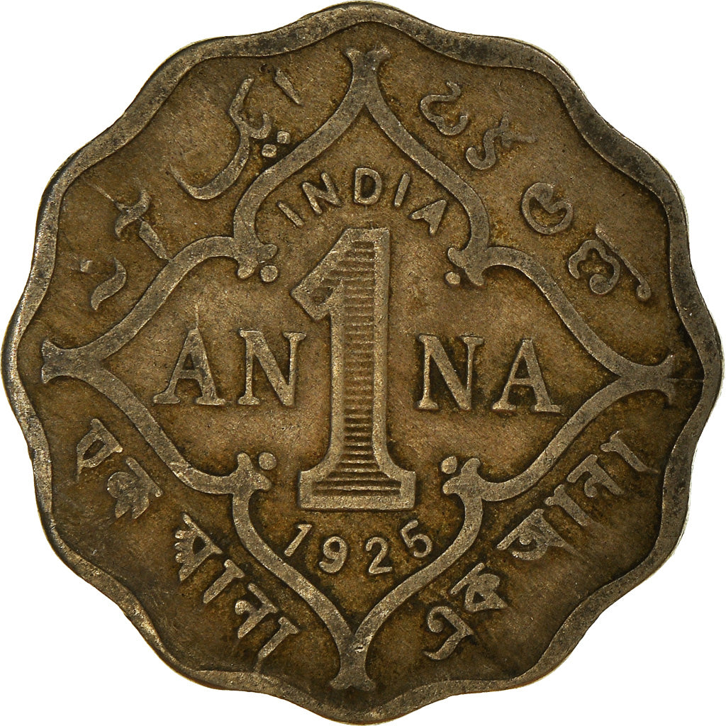 Munten, INDIA-BRITS, Anna, 1925