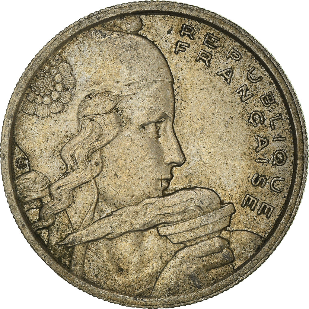 Munten, Frankrijk, 100 Francs, 1955