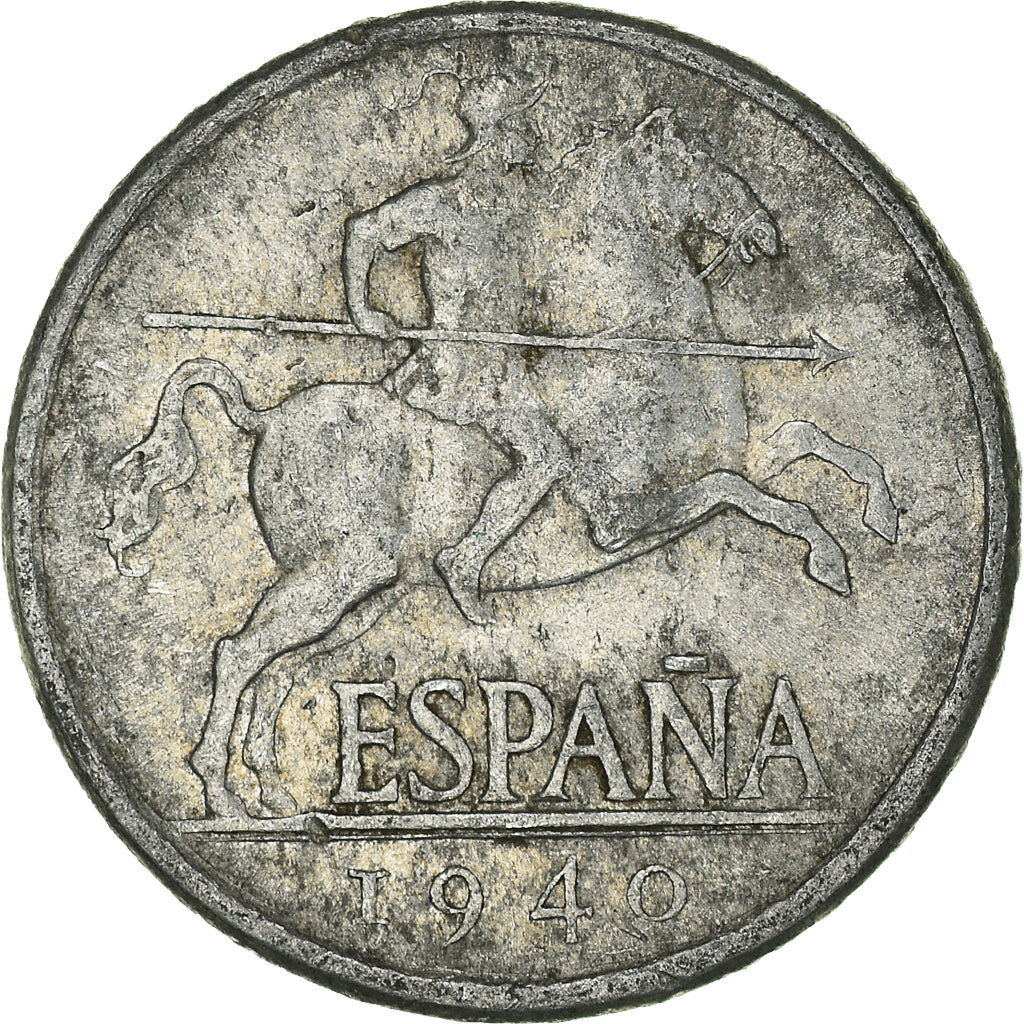 Moeda, Espanha, 5 Centimos, 1940
