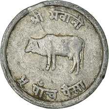 Moneda, Nepal, 5 Paisa, 1975