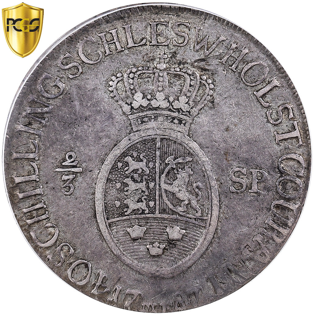 Duchés danois de Schleswig et de Holstein, Christian VII, 2/3 Speciedaler, 1787