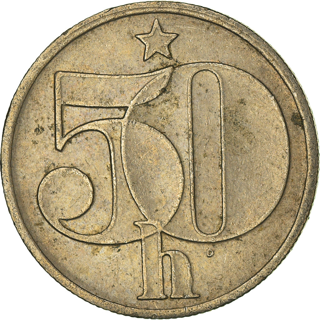 Coin, Czechoslovakia, 50 Haleru, 1978