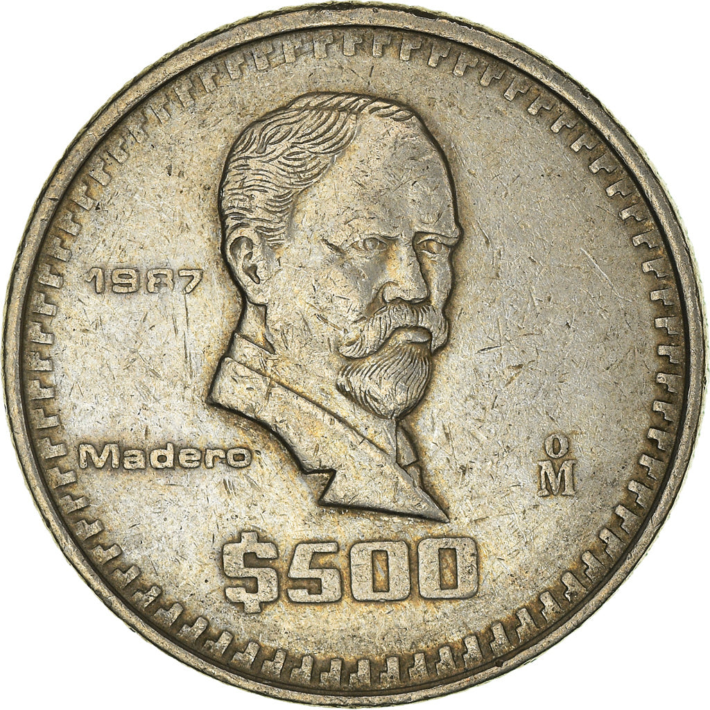 Moneta, Messico, 500 Pesos, 1987