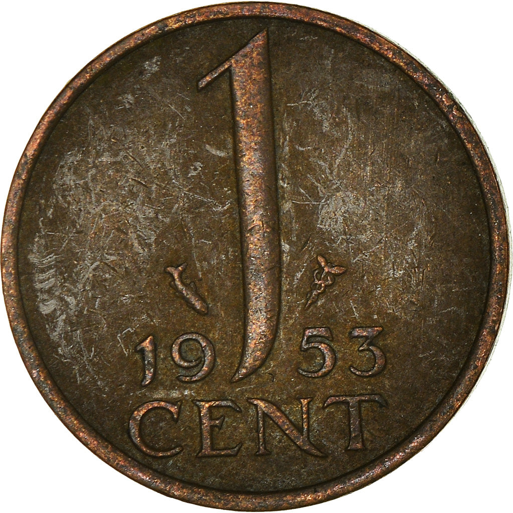 Moneta, Paesi Bassi, Cent, 1953