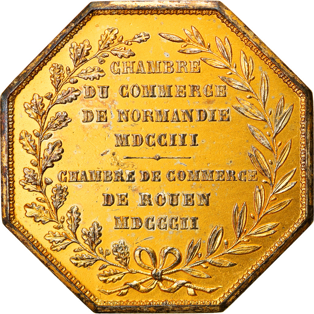 Francia, Token, Chambre de Commerce de Rouen, Business & industry, 1802