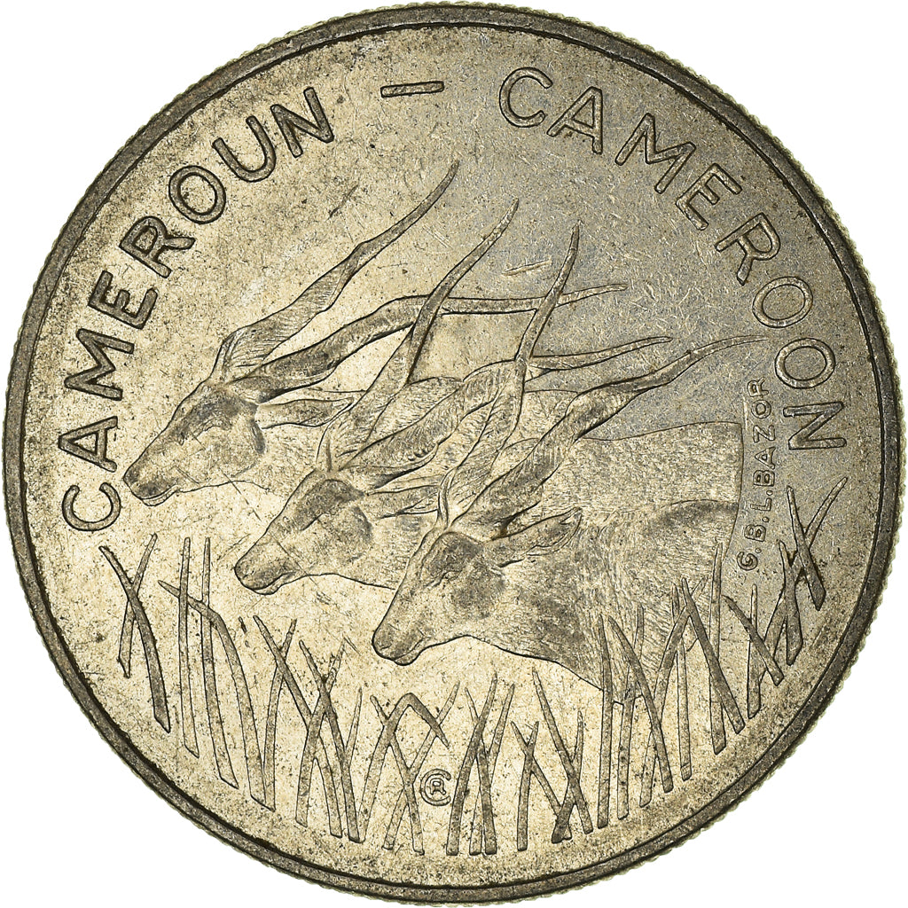 Moneta, Camerun, 100 Francs, 1982
