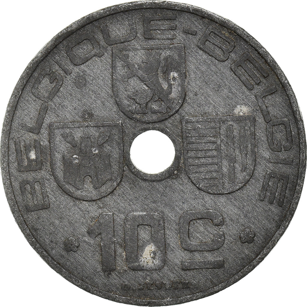 Münze, Belgien, 10 Centimes, 1943