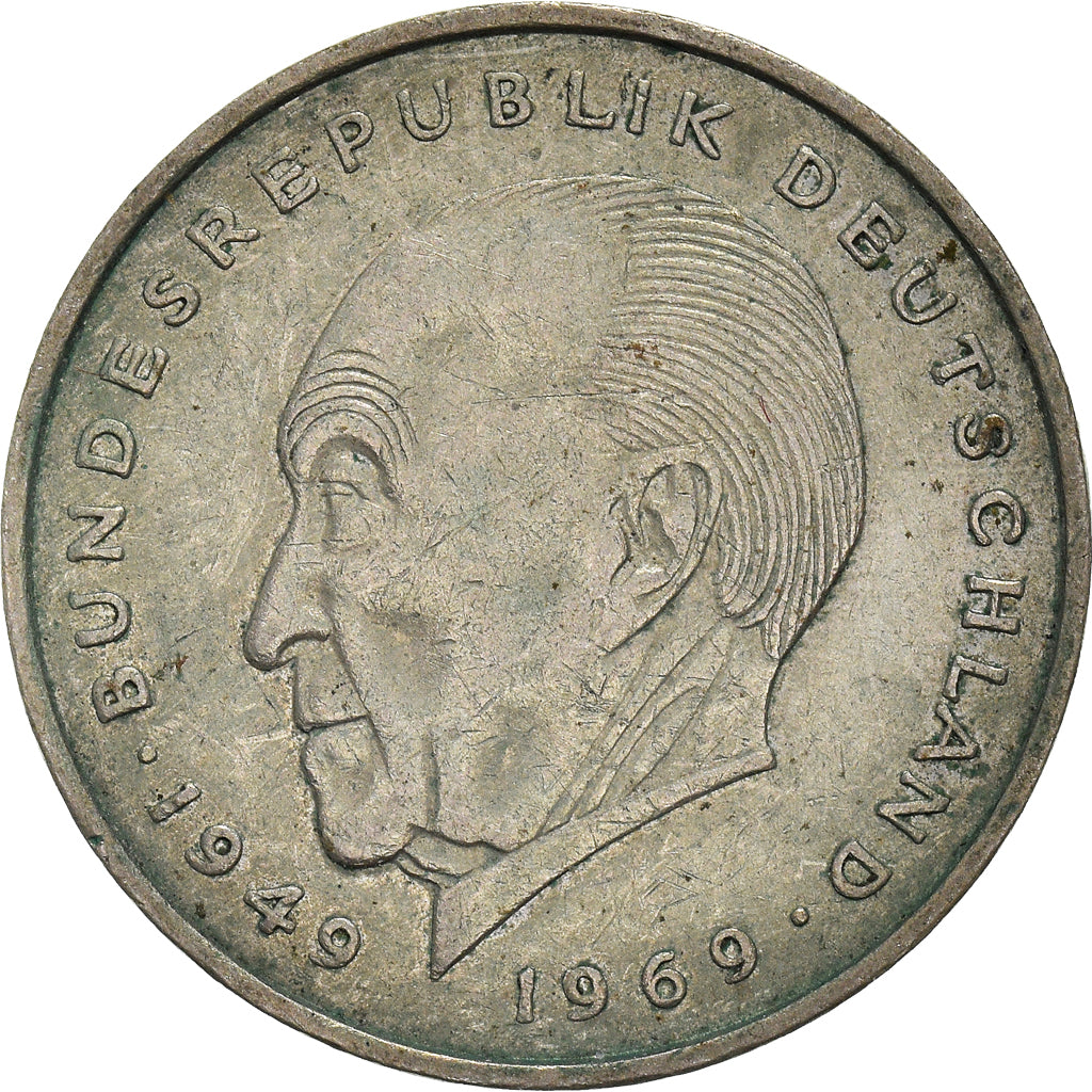 Moneta, GERMANIA - REPUBBLICA FEDERALE, 2 Mark, 1969