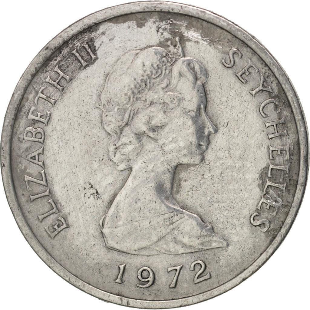 Coin, Seychelles, Cent, 1972, British Royal Mint, VF(20-25), Aluminum, KM:17