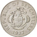 Coin, Seychelles, Rupee, 1977, British Royal Mint, EF(40-45), Copper-nickel