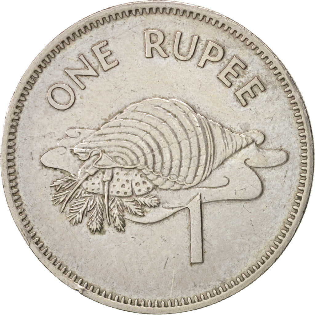 Coin, Seychelles, Rupee, 1982, British Royal Mint, AU(50-53), Copper-nickel