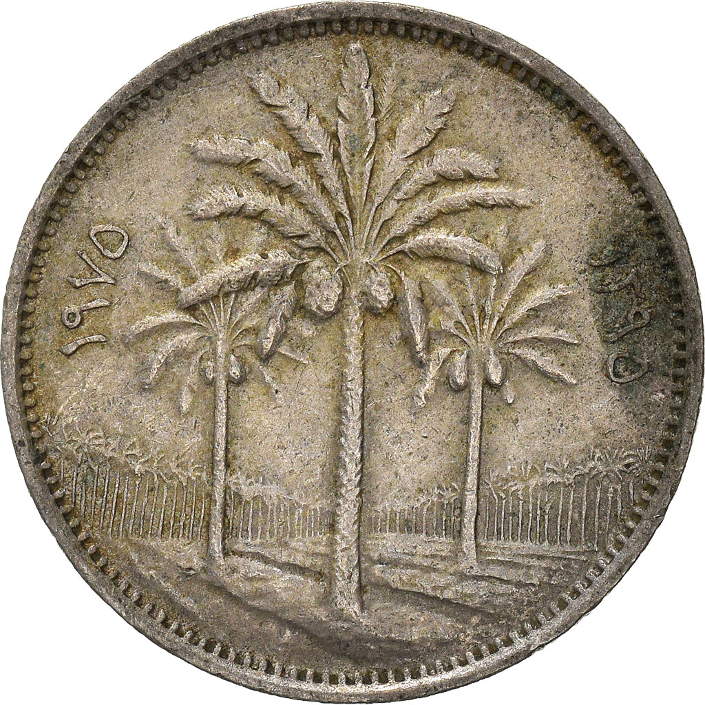 Münze, Irak, 25 Fils, 1975