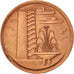 Moneta, Singapore, Cent, 1982, Singapore Mint, SPL-, Acciaio ricoperto in rame