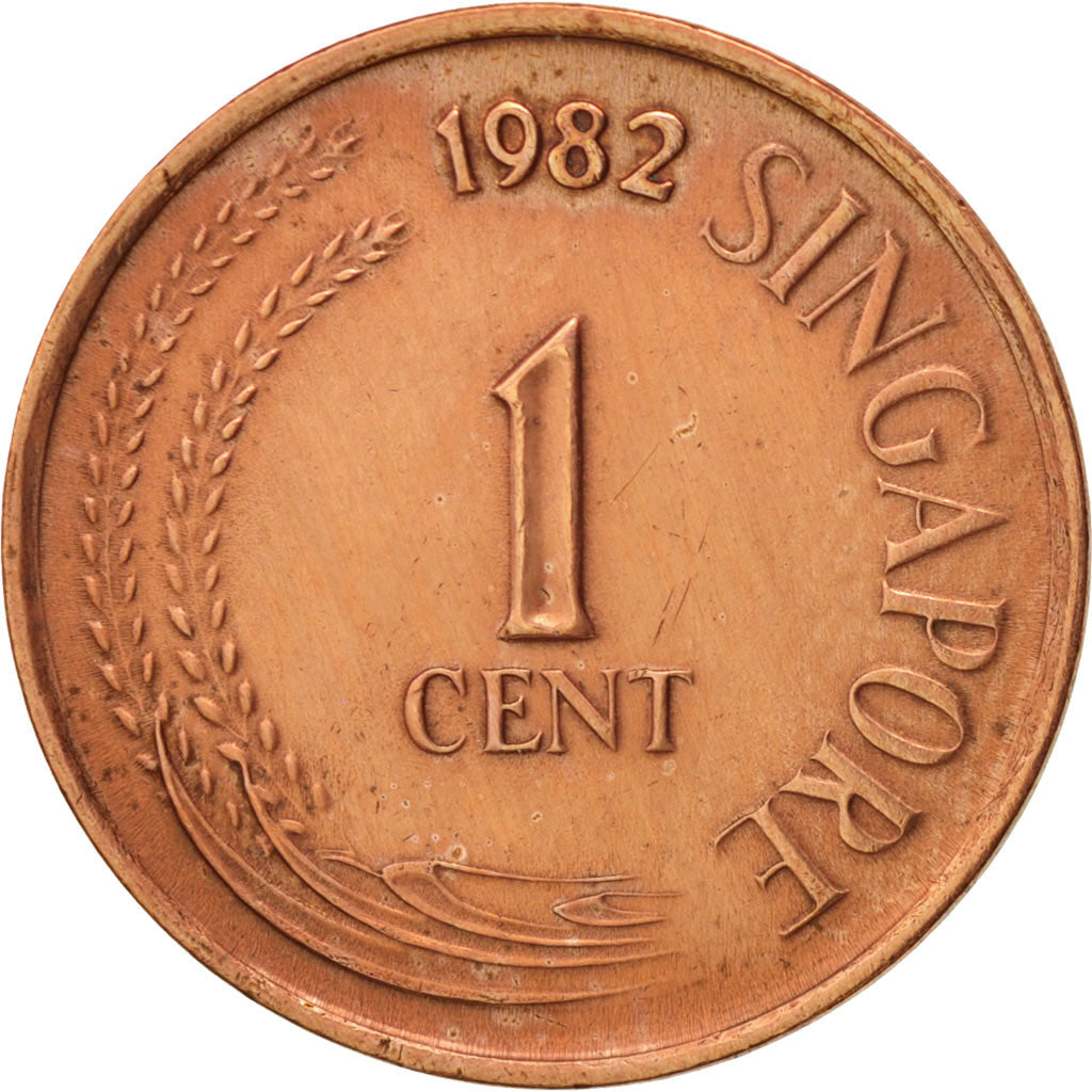 Monnaie, Singapour, Cent, 1982, Singapore Mint, SUP, Copper Clad Steel, KM:1a