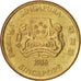 Munten, Singapur, 5 Cents, 1986, British Royal Mint, PR+, Aluminum-Bronze, KM:50