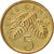 Coin, Singapore, 5 Cents, 1986, British Royal Mint, MS(60-62), Aluminum-Bronze