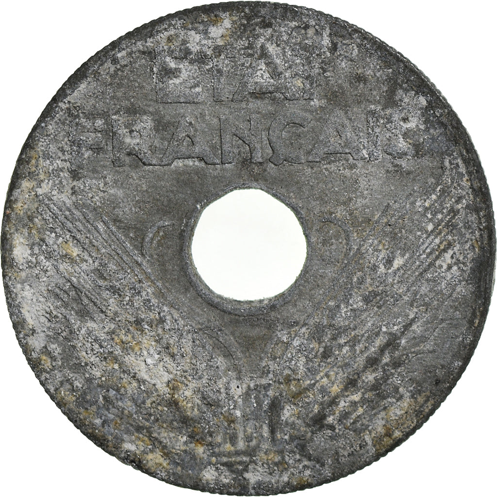 Monnaie, France, 20 Centimes, 1943