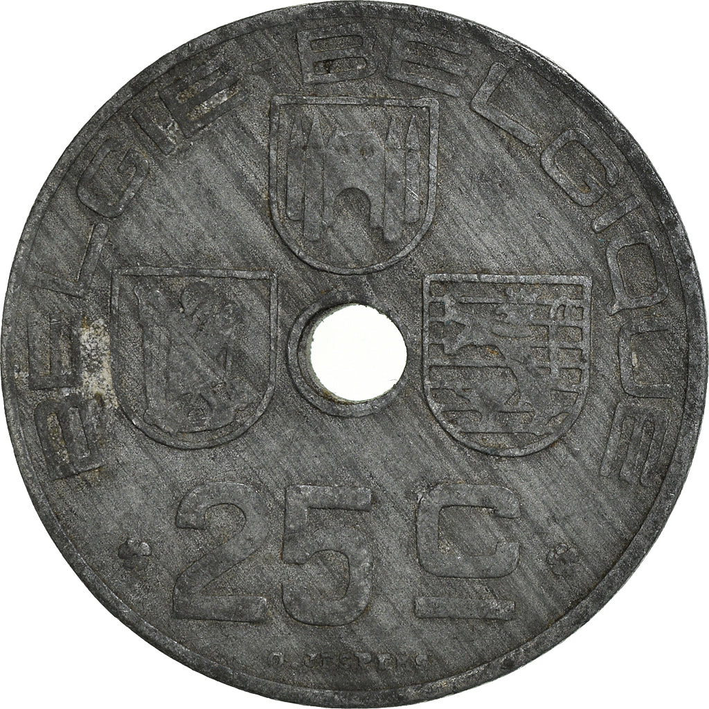 Monnaie, Belgique, 25 Centimes, 1946