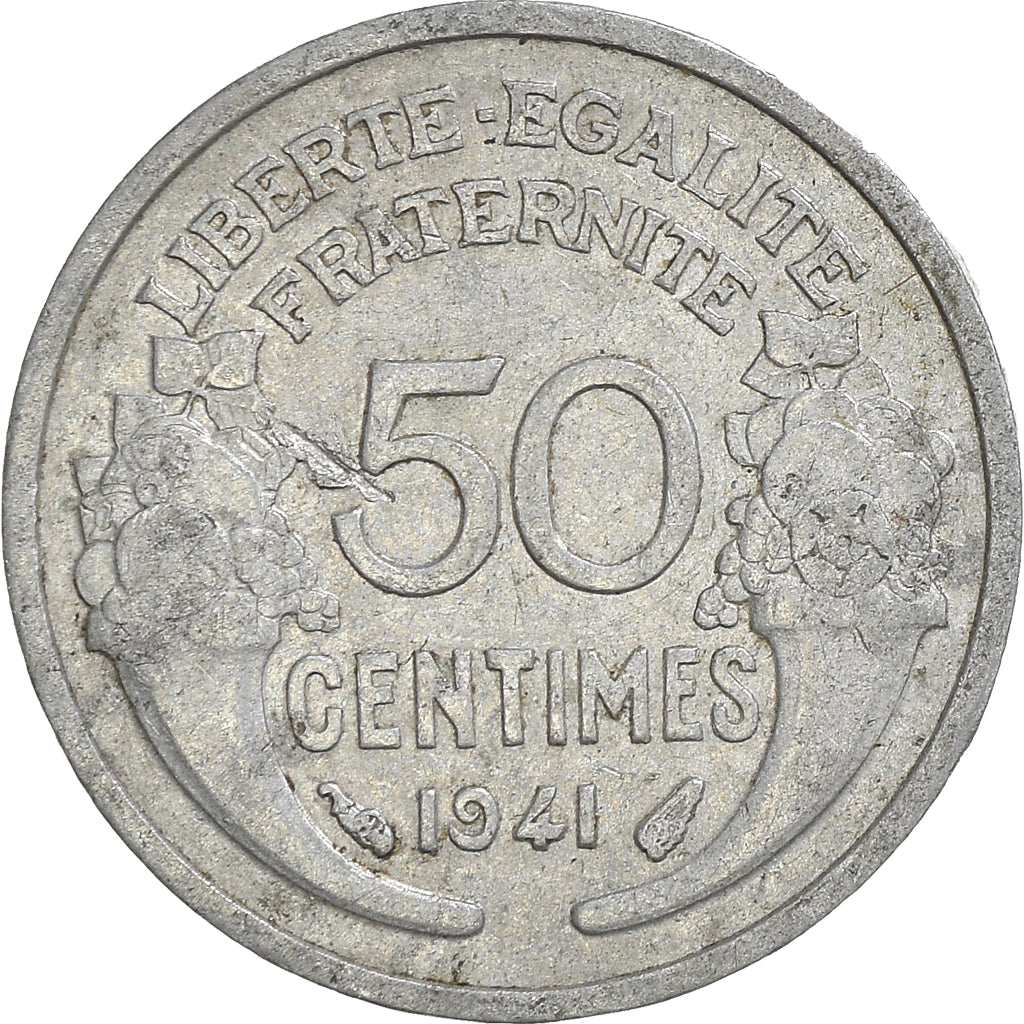 Moneda, Francia, 50 Centimes, 1941