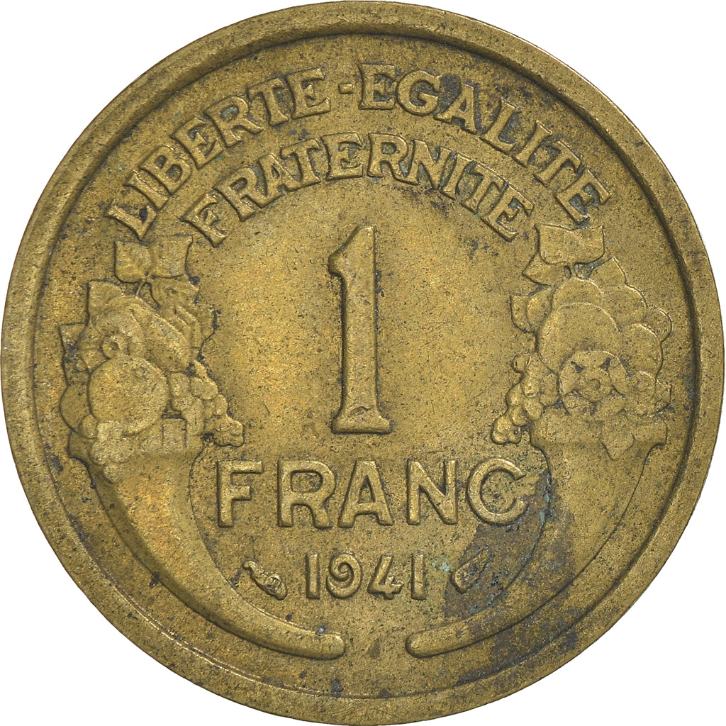 Münze, Frankreich, Franc, 1941