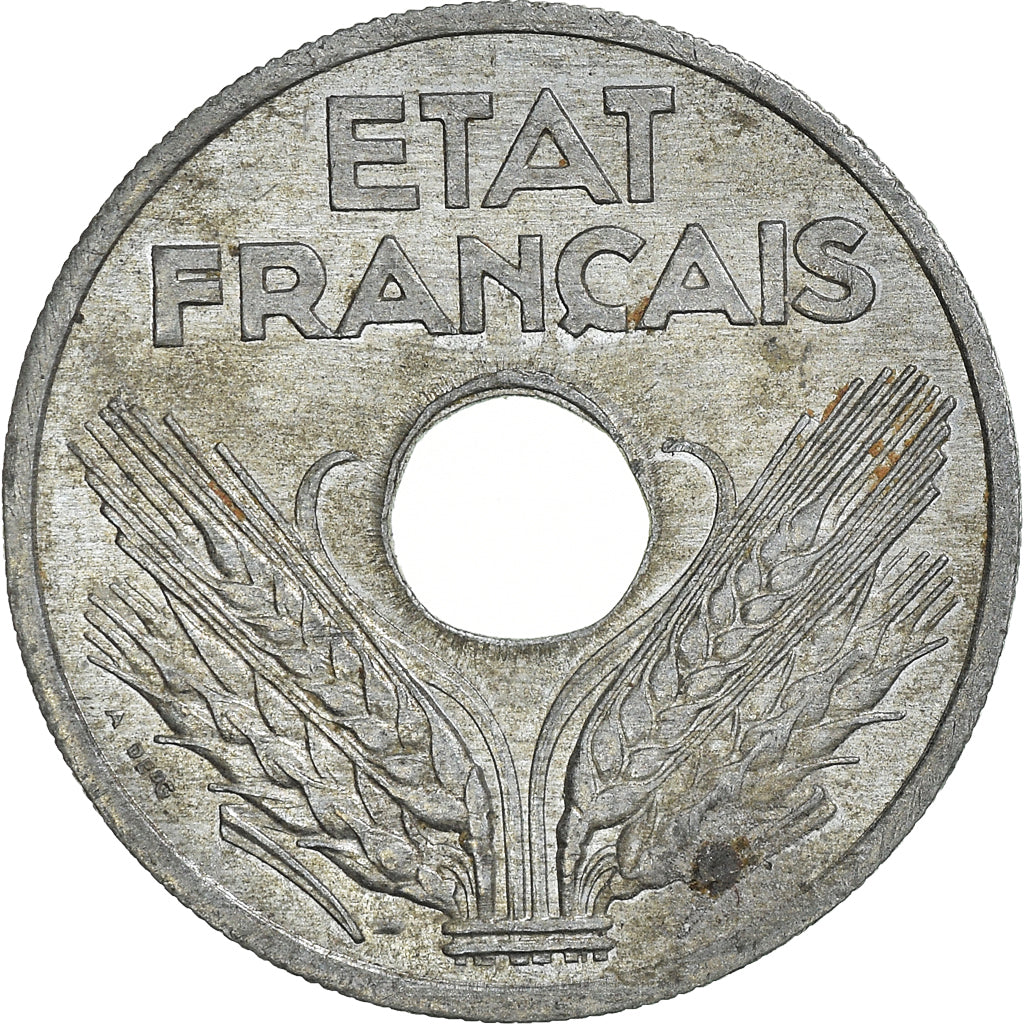 Monnaie, France, 20 Centimes, 1941