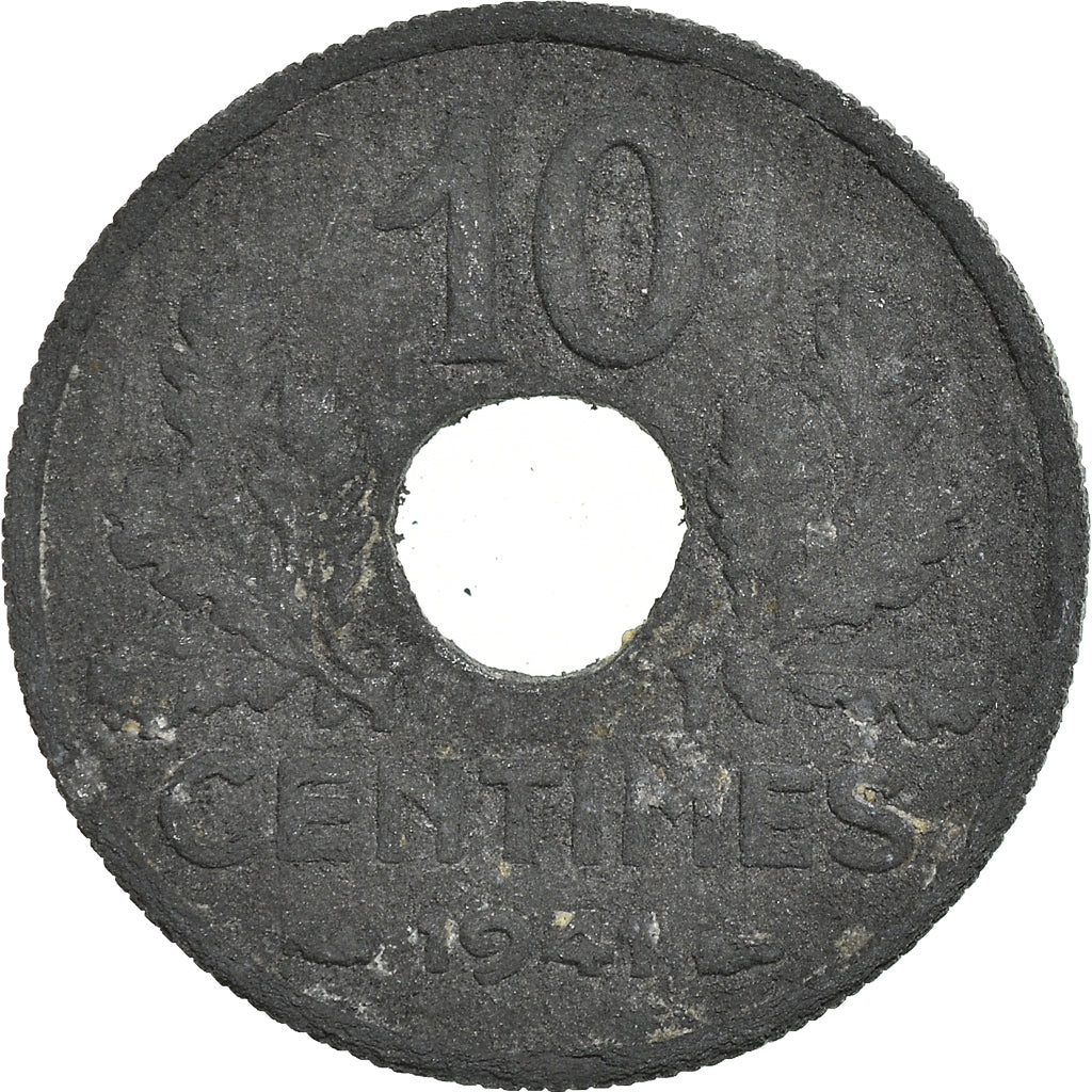 Moneta, Francia, 10 Centimes, 1941
