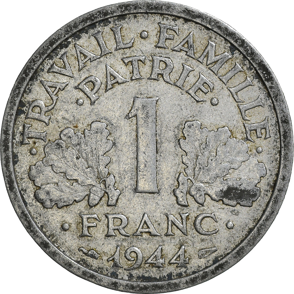 Monnaie, France, Franc, 1944