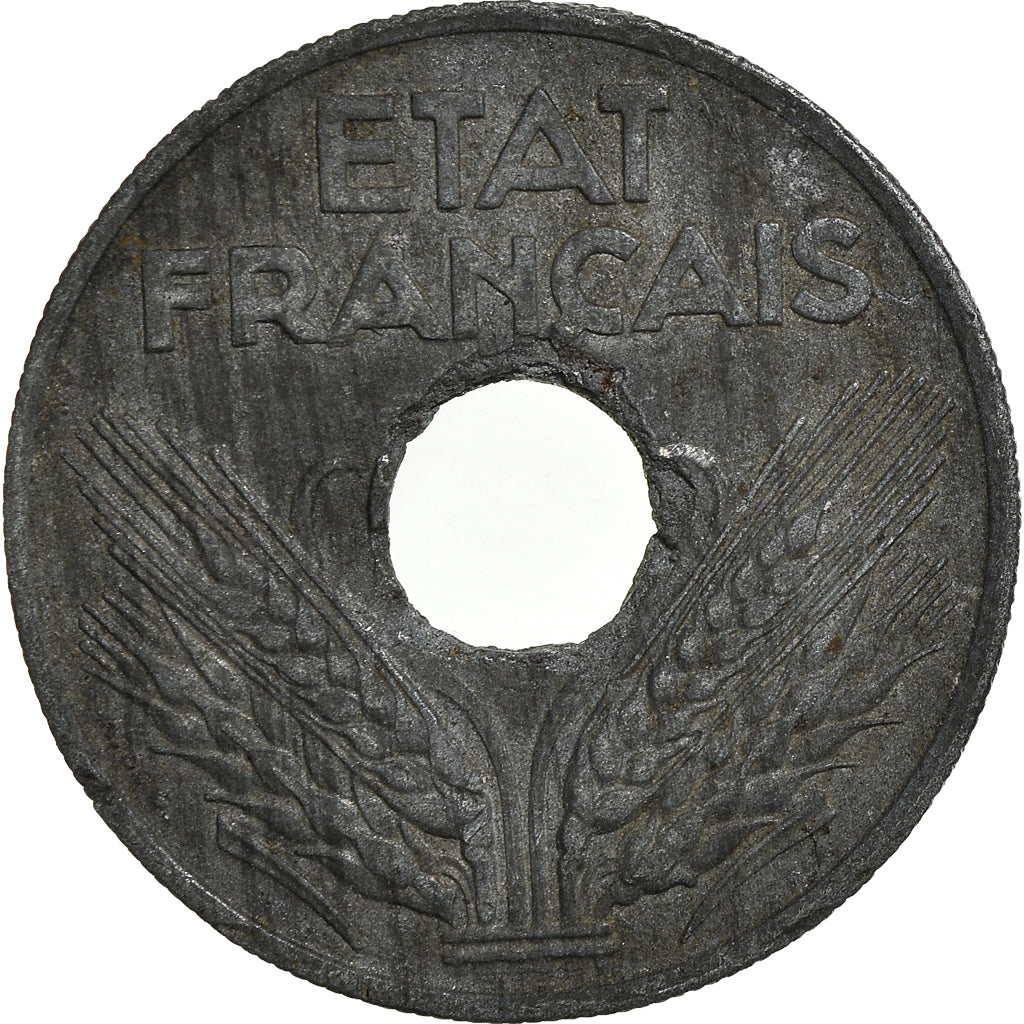 Moneda, Francia, 20 Centimes, 1943
